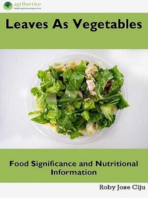 cover image of Leaves as Vegetables